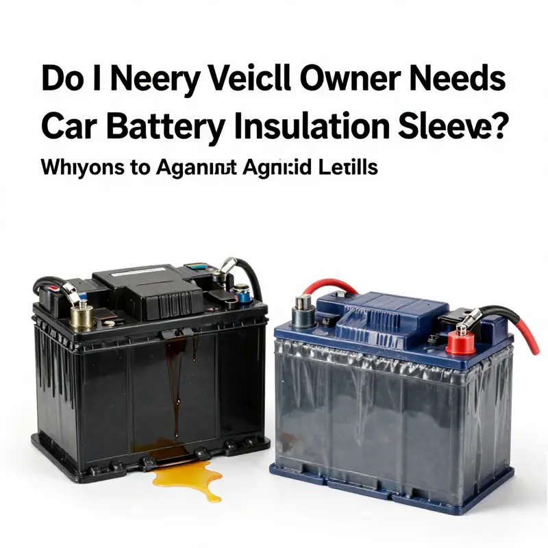 A juxtaposition of a corroded battery and one protected by an insulation sleeve highlights the effectiveness of these covers.