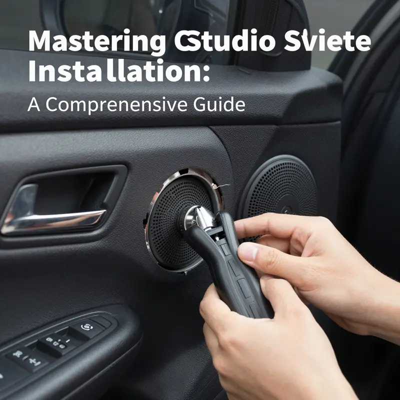 Preparation is key for a successful car stereo sleeve installation. Essential tools and components laid out for easy access.