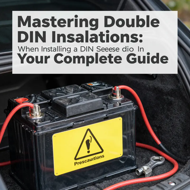 Technician removing the bezel to access the stereo for installation.