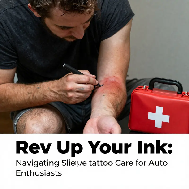 Immediate aftercare is crucial for the vibrant healing of your sleeve tattoo.