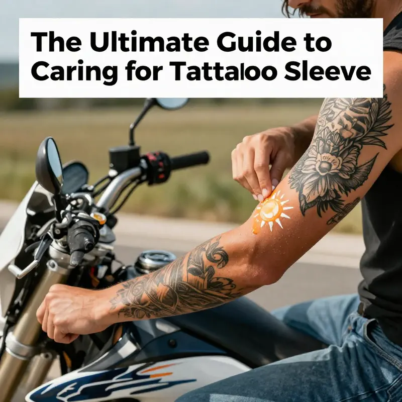 A hands-on example of immediate care for a tattoo sleeve, showcasing gentle cleansing techniques.
