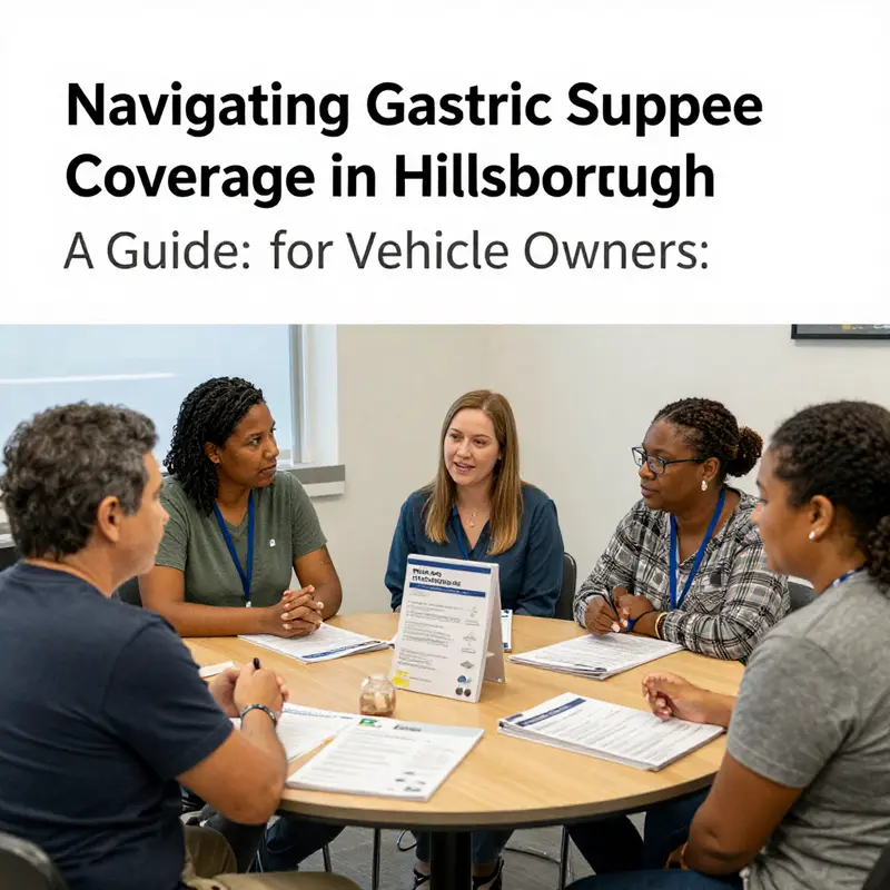 Coverage criteria for gastric sleeve surgery outlined in a clear medical form.