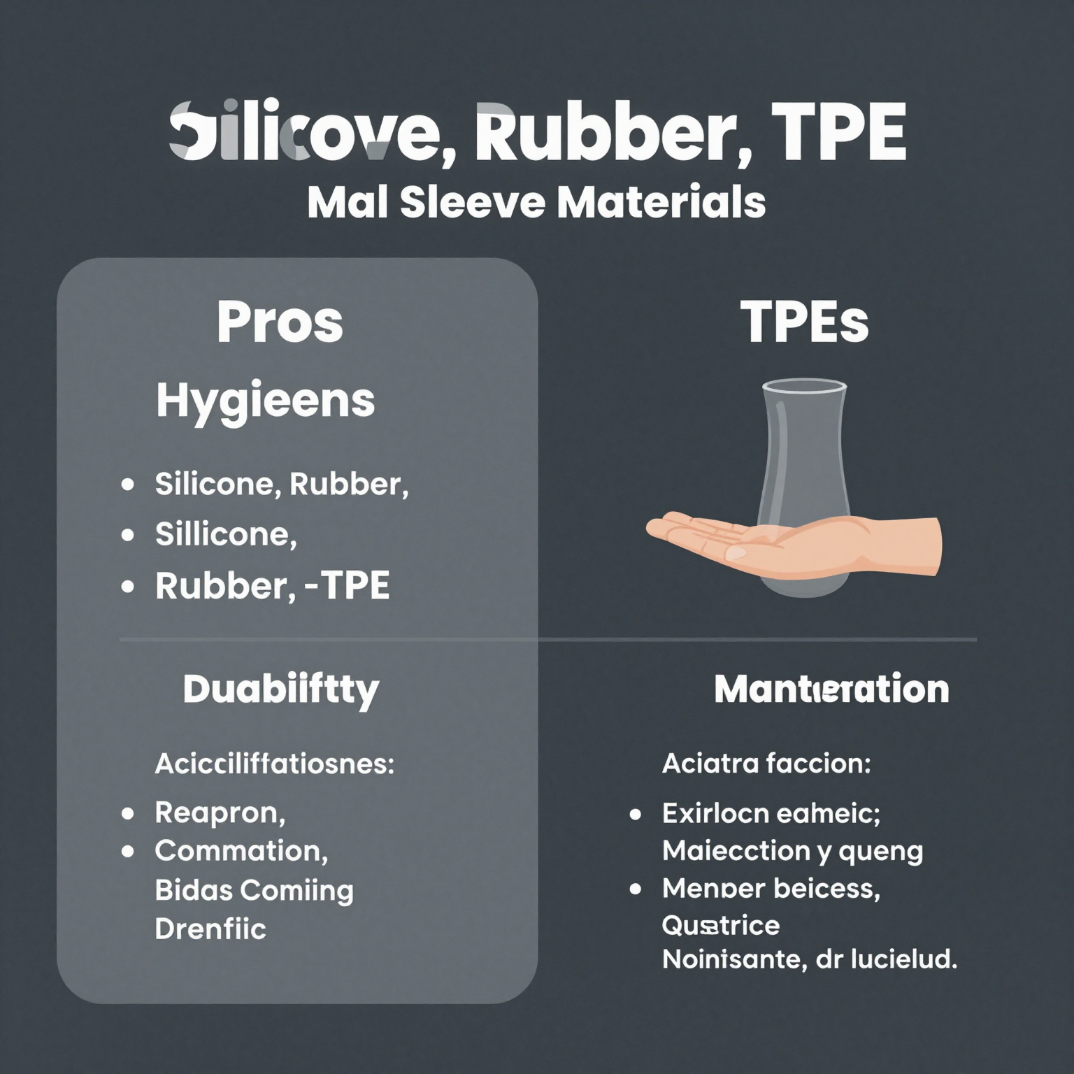 Materials Comparison Infographic
