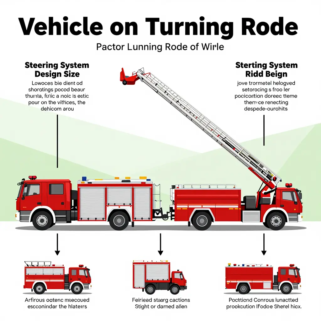Factors Affecting Turning Radius of Fire Ladder Trucks