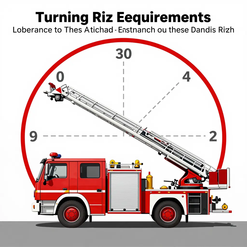 Turning Radius Requirements for Fire Ladder Trucks