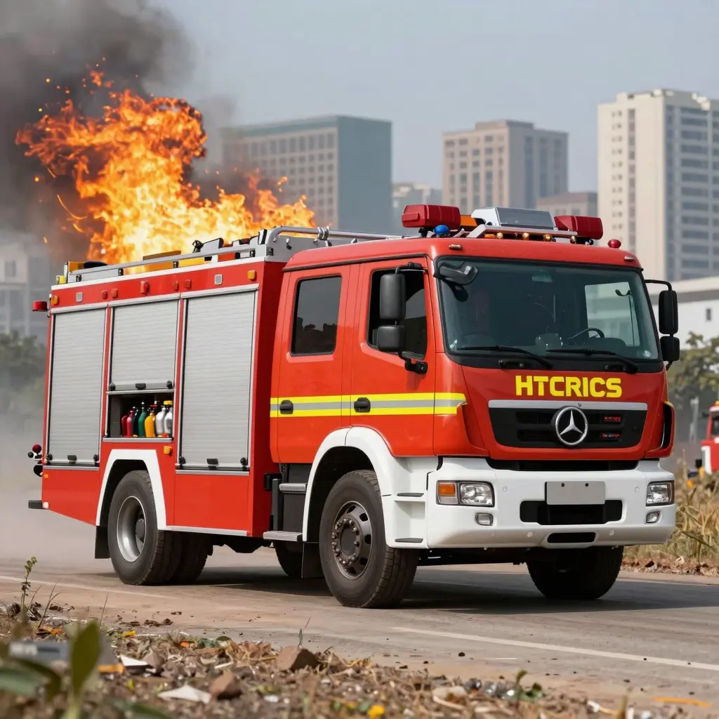 Modern Fire Truck