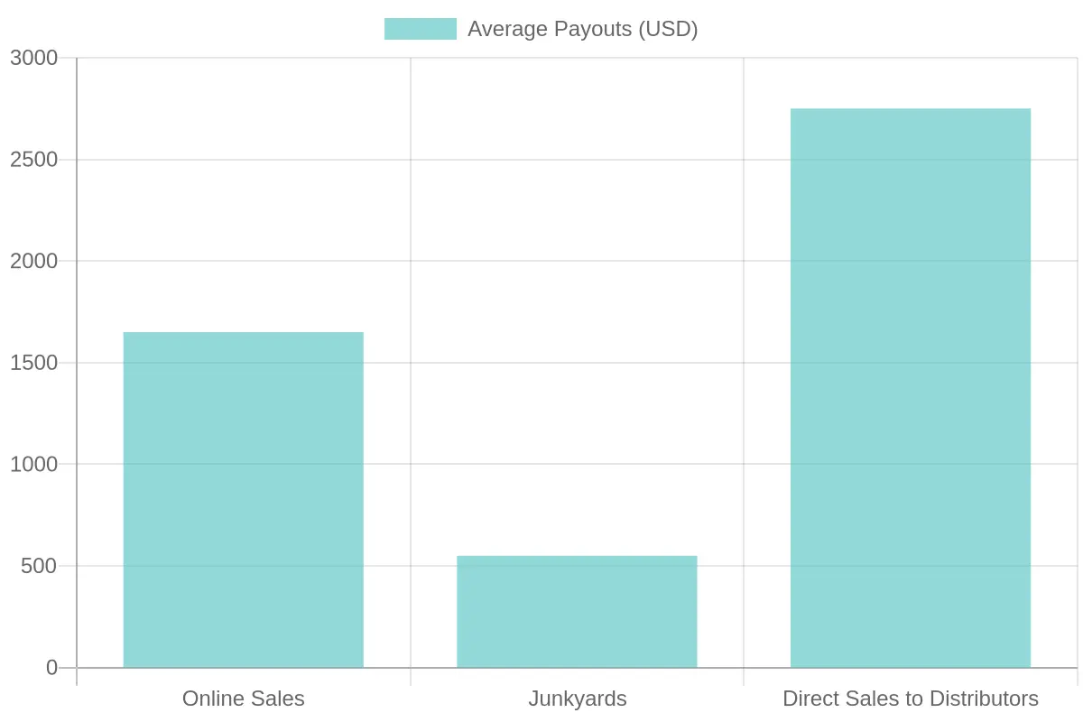 Average Payouts by Selling Method
