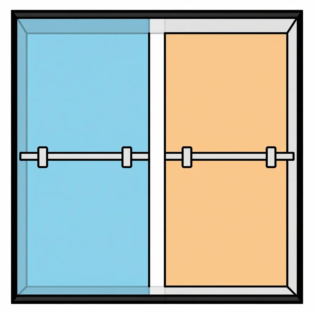 2D cross-section diagram comparing two foam placement layouts in a shipping box, showing unsupported fairing tabs versus foam braced against the tab zones